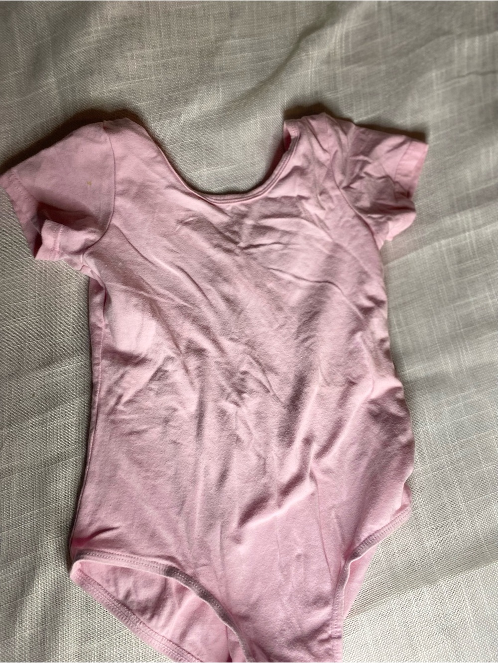 Pink Short Sleeve Leotard